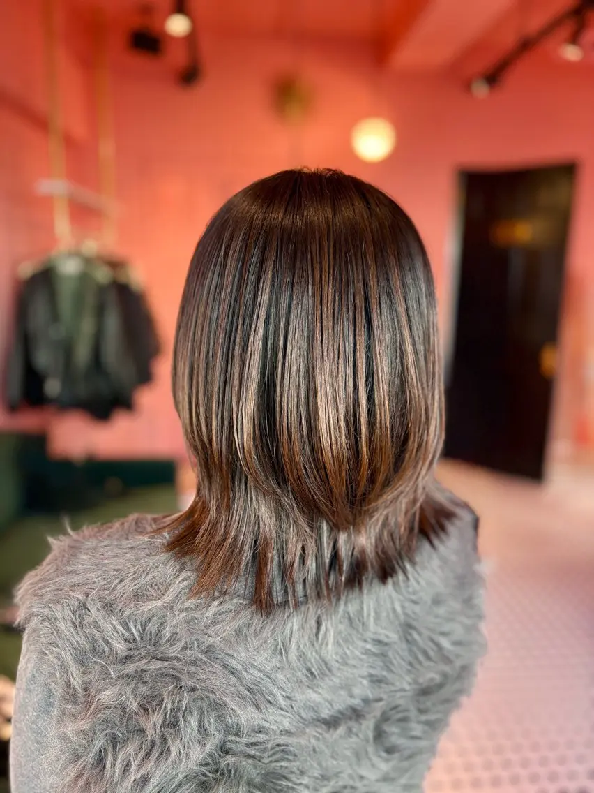ミディアム ウルフカット 樋口 花穂のヘアスタイル