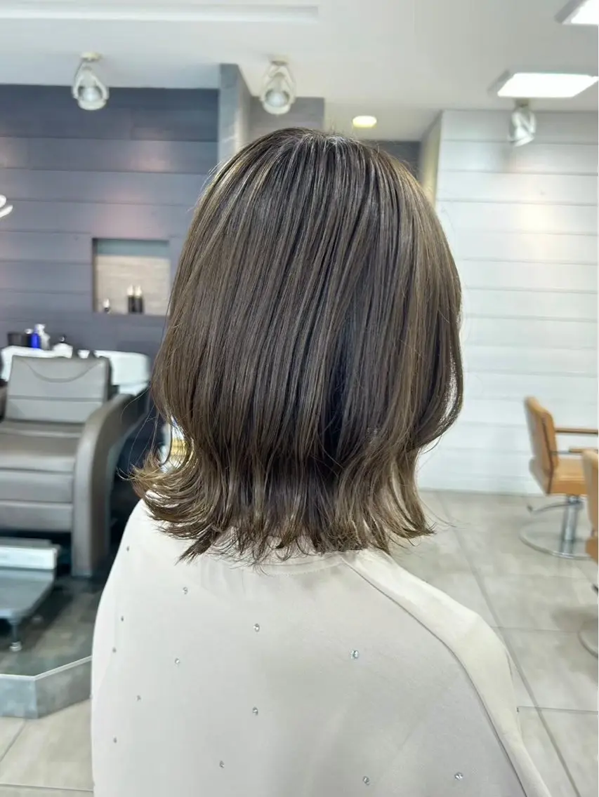 ショート カラー ヘアカラー 本尾 空大のヘアスタイル