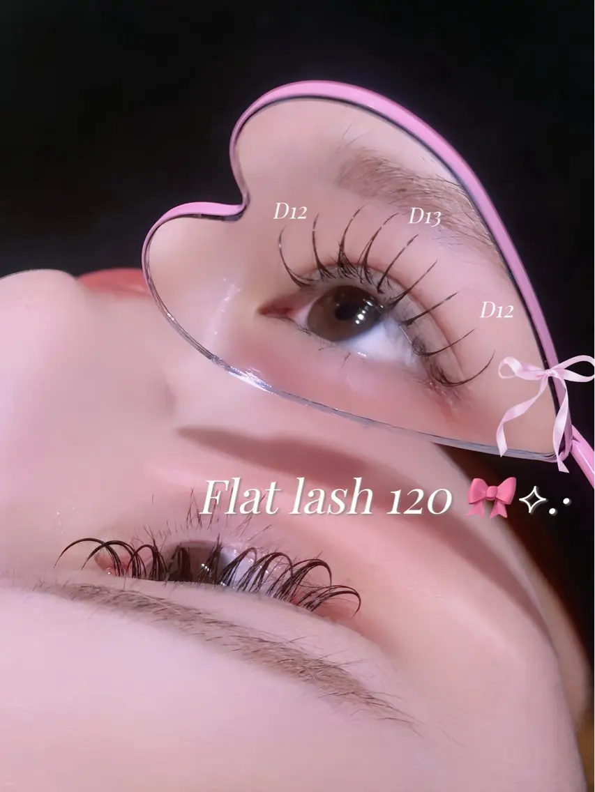 【✨️6/4 11:30〜モデル様募集✨️】フラットラッシュ100-120本🎀⟡.·(オフ込み)⚠️LEDオフ不可❌の写真