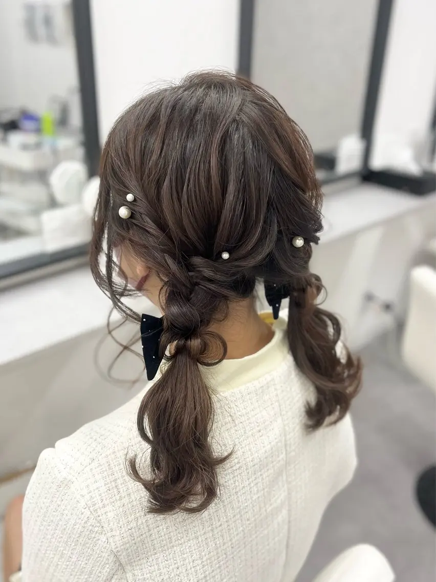 ミディアム ヘアセット 心斎橋/ヘアセット MASAKIのヘアスタイル