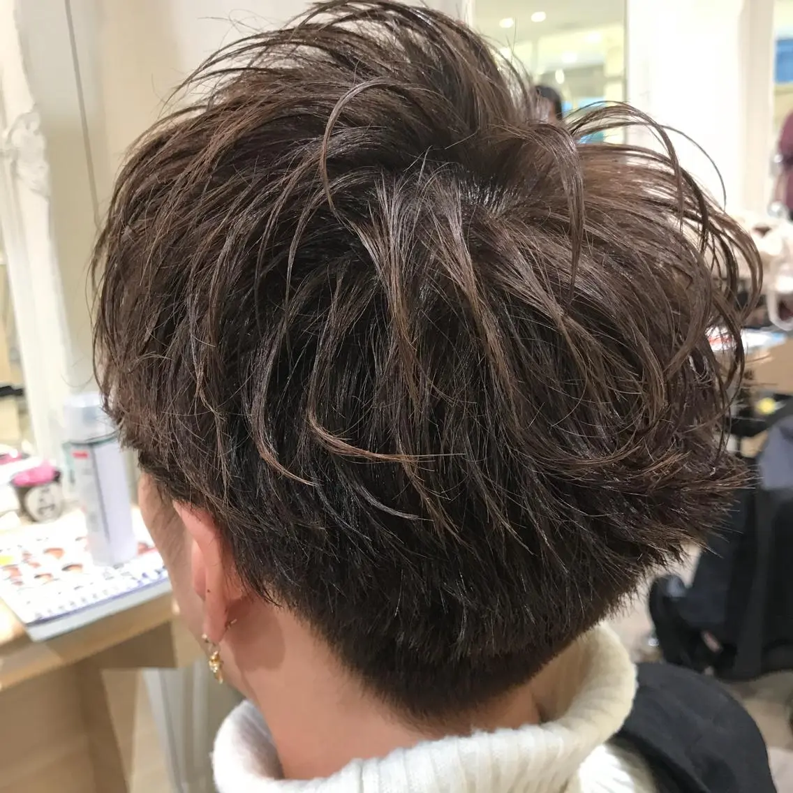 ショート パーマ メンズ 店長 大方康暉のヘアスタイル