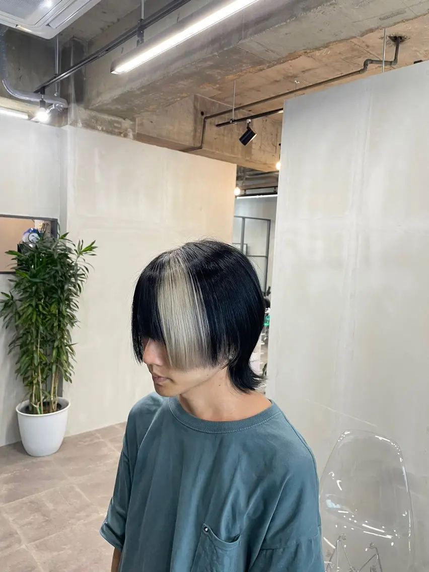 ショート カラー メンズ デザインカラー カット ヘアカラー トリートメント ALLENhair 八尾店のヘアスタイル