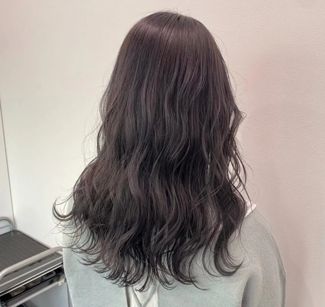 セミロング カラー カット 縮毛矯正 トリートメント ヘッドスパ ヘアセット 💕トレンドうる艶髪 💕TUNE銀座のヘアスタイル