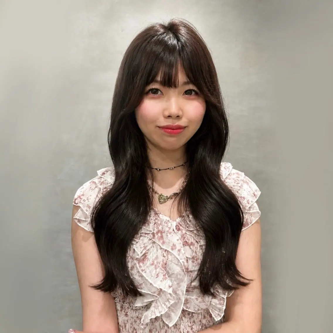 ロング カラー ブラウンカラー ダークブラウン カット ヘアカラー 🤍艶モテカラー♡ ブラウン🤍Rimiのヘアスタイル