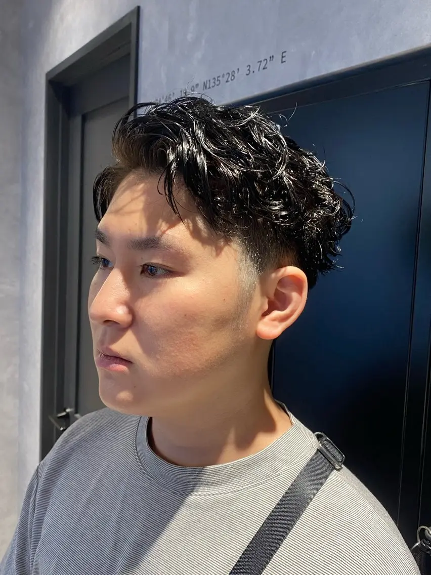 パーマ メンズ メンズパーマ カット パーマ KATO ✂️のヘアスタイル