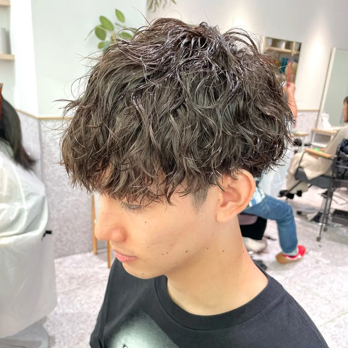 パーマ メンズ カット パーマ メンズ指名no'1 佐藤　亘のヘアスタイル