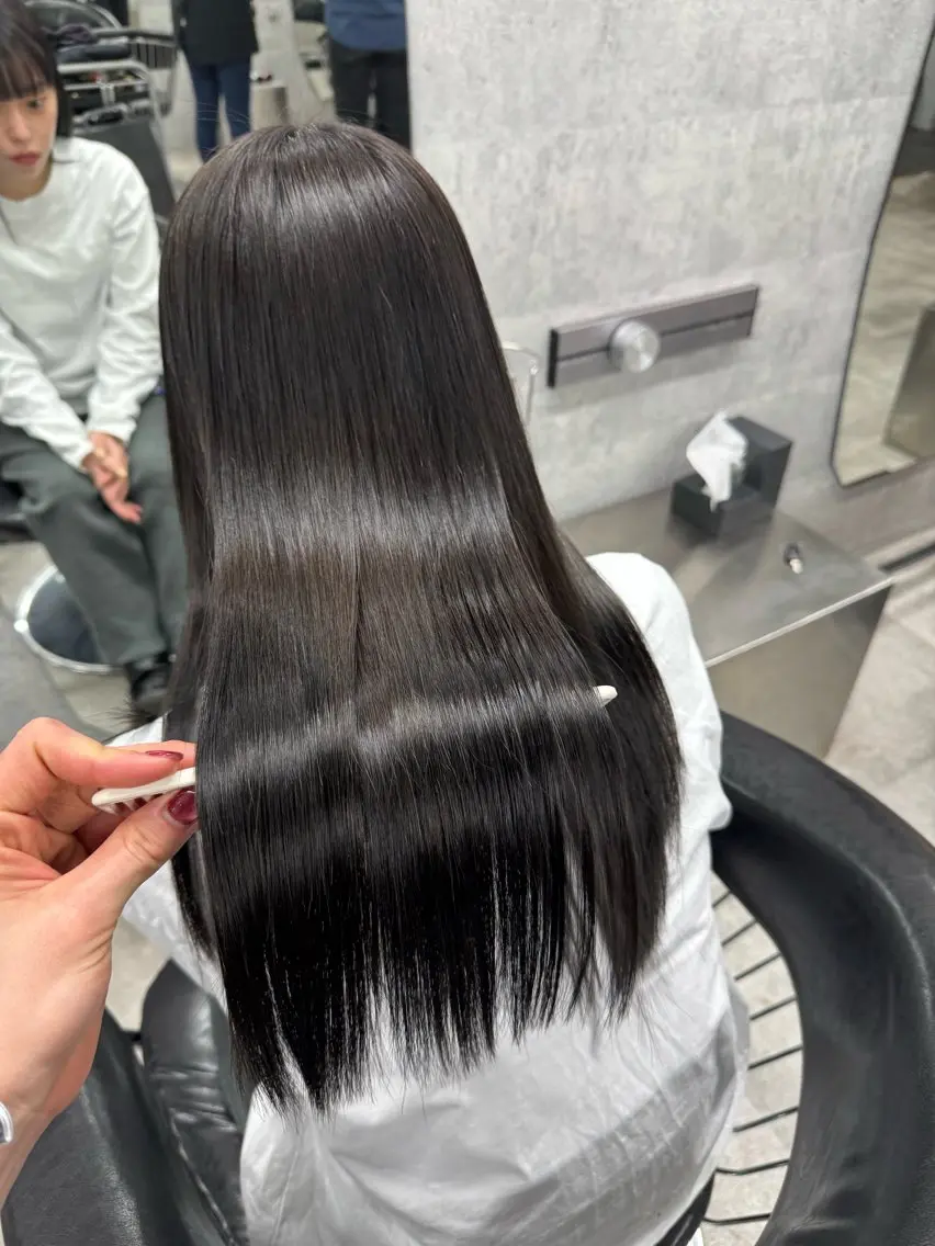 セミロング カラー カット ヘアカラー トリートメント You/透明感カラー レイヤーカット/ボブのヘアスタイル