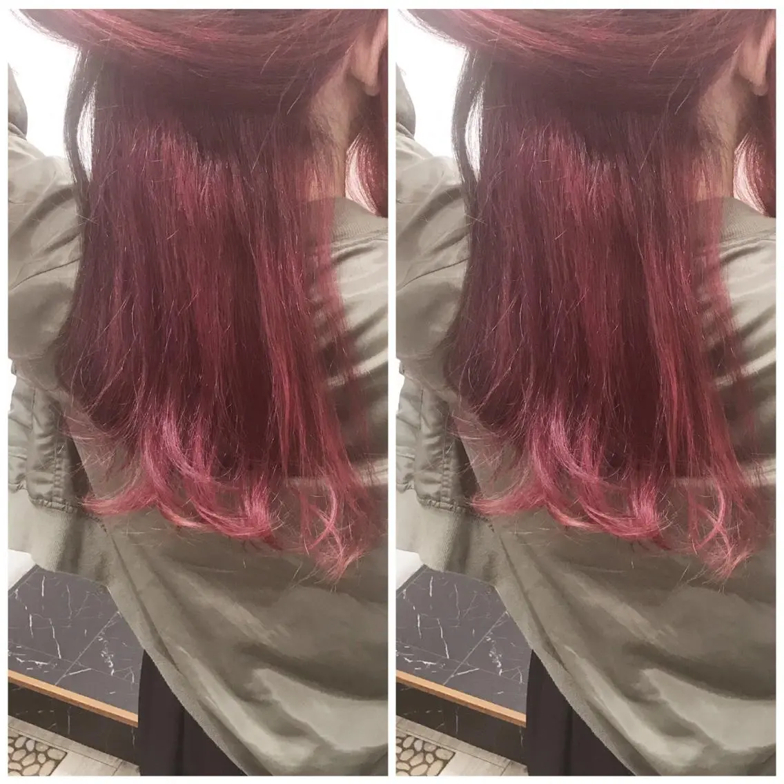 ロング カラー インナーカラー ヤナ マネージャーのヘアスタイル