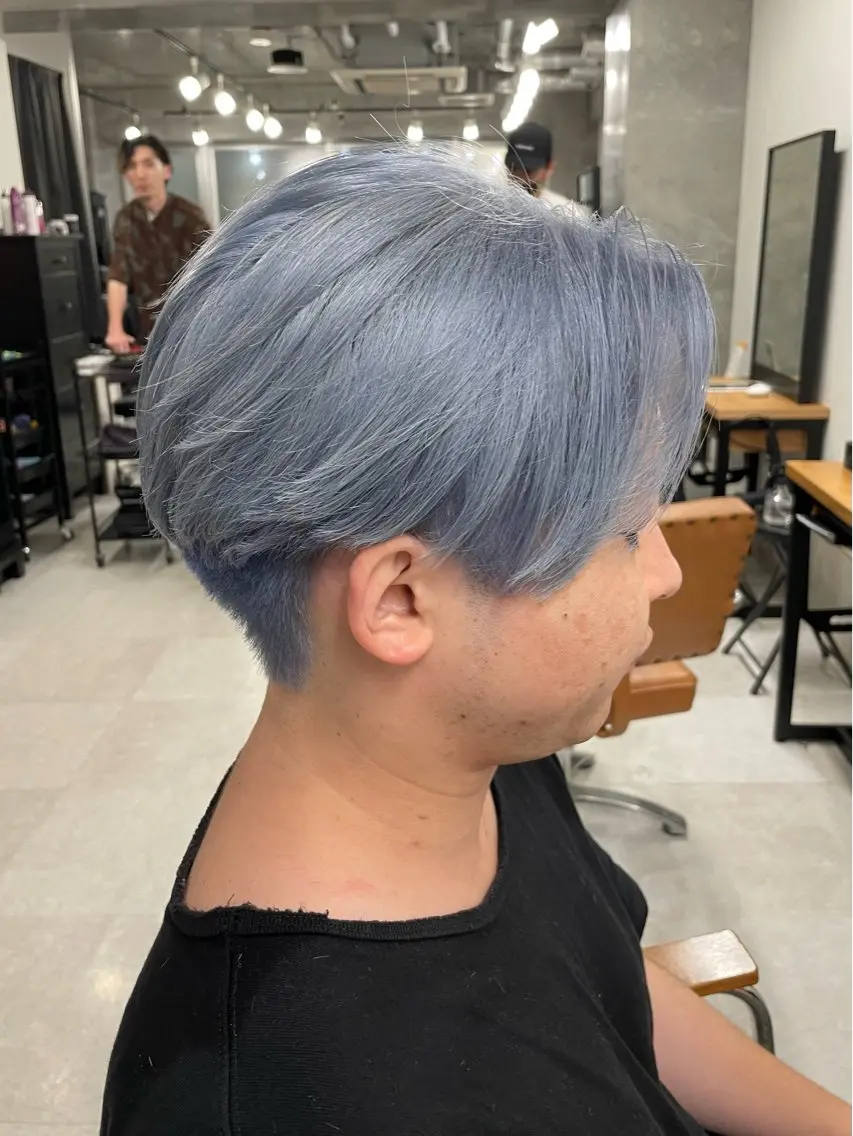 カラー メンズ カット ヘアカラー トリートメント ヘアセット メンズモテパーマ💙 fuwaのヘアスタイル