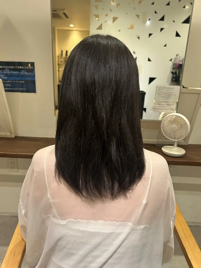 ミディアム 江川 輝星のヘアスタイル