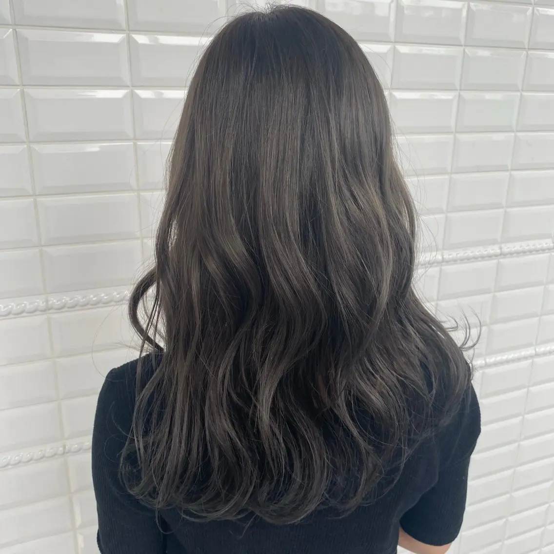 ロング カラー 透明感カラー ダブルカラー ハイライトカラー イルミナカラー インナーカラー カット ヘアカラー トリートメント misa🫧ナチュラ ル縮毛矯正/髪質改善のヘアスタイル