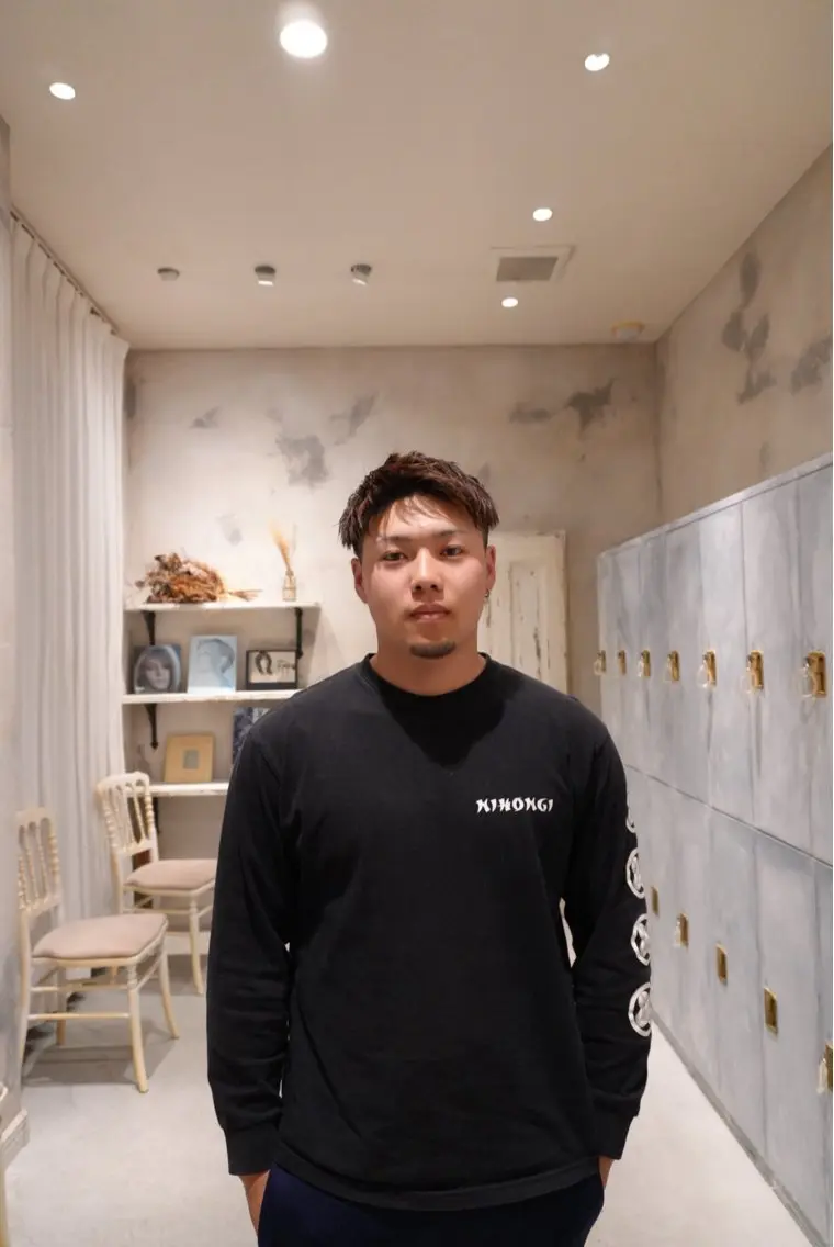 メンズ ショート・ボブ れいかのヘアスタイル