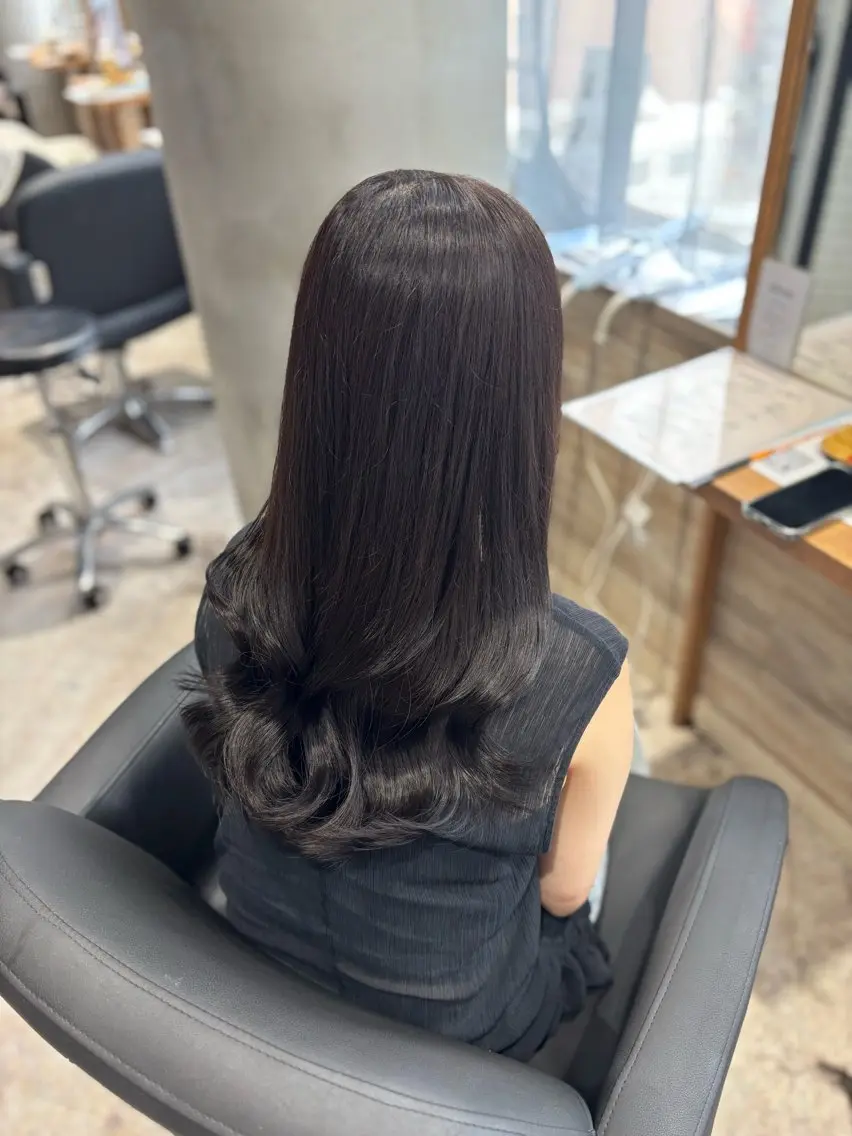 ロング カラー カット ヘアカラー トリートメント 透明感カラー✨ Marin♡のヘアスタイル