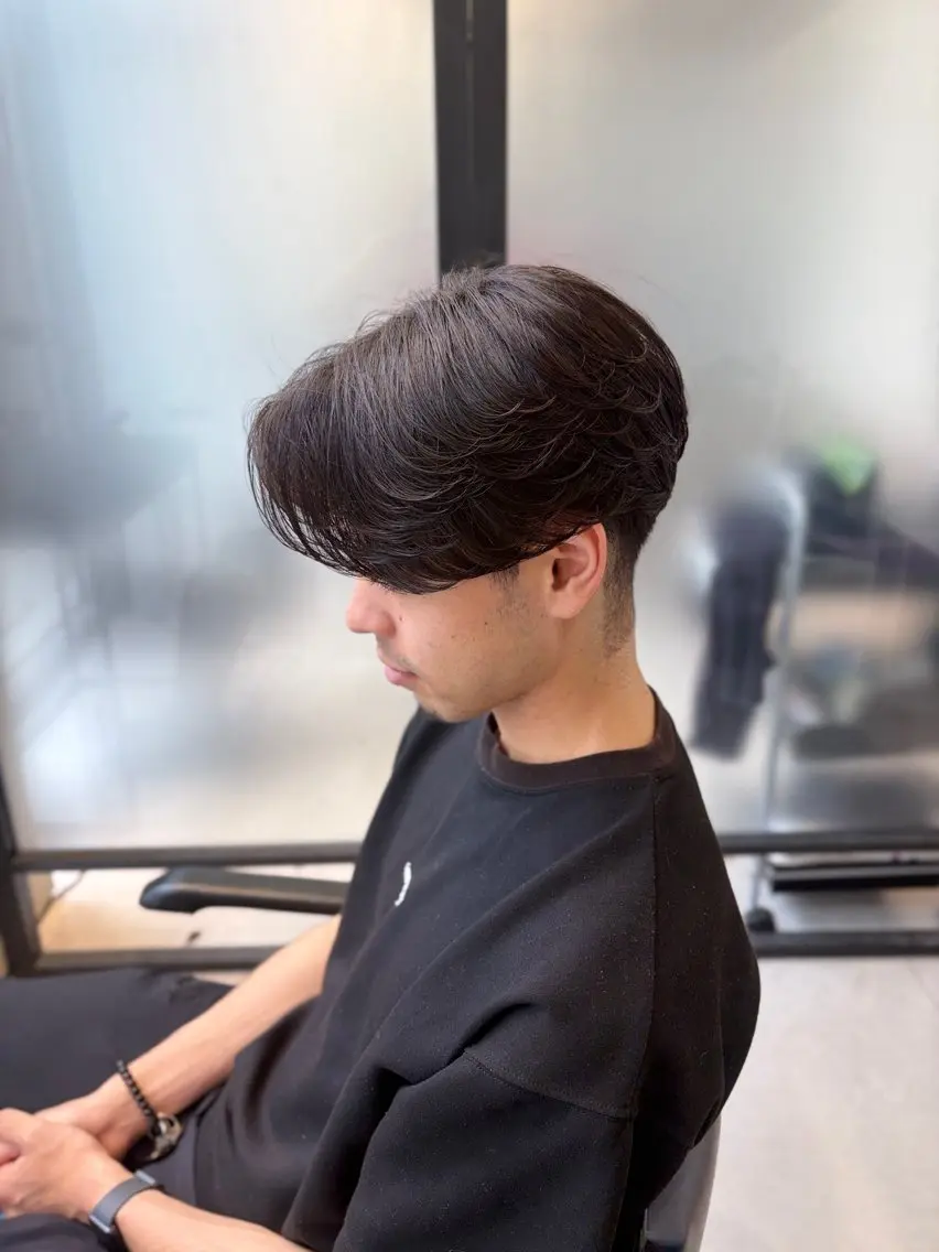 メンズ カット 縮毛矯正 ✅曲がる縮毛矯正・ メンズ縮毛/森隆之介のヘアスタイル