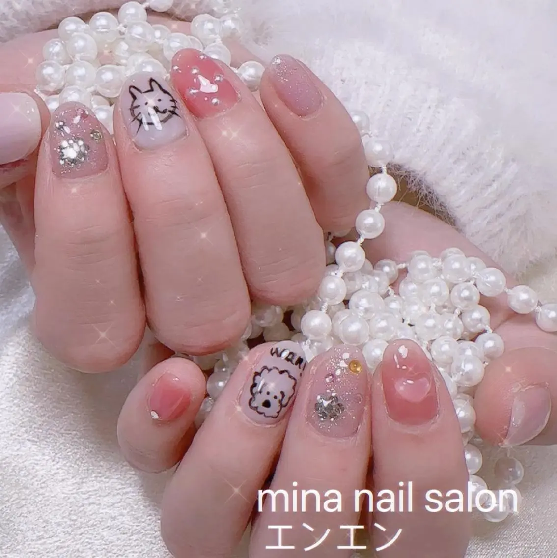ネイル 美奈🎀 ミナ🎀のネイルデザイン