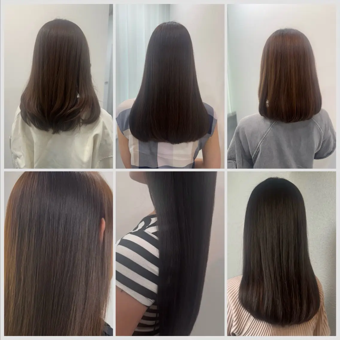 ロング カラー ブリーチ ブリーチなしカラー 縮毛矯正 loupメイ /福岡大名のヘアスタイル