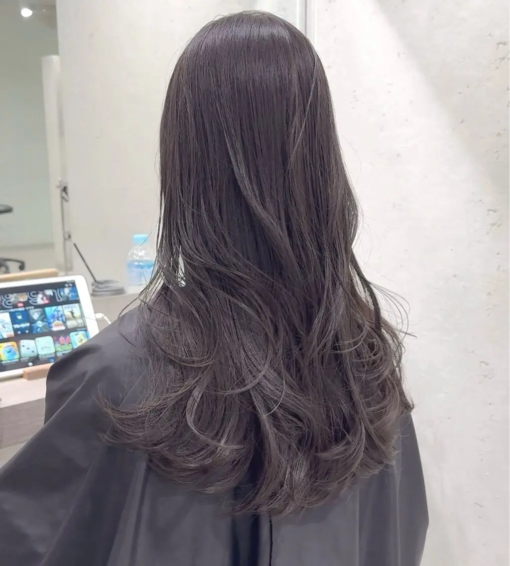ロング 艶カラー/ヘアセット 着付け ふうか 渋谷のヘアスタイル