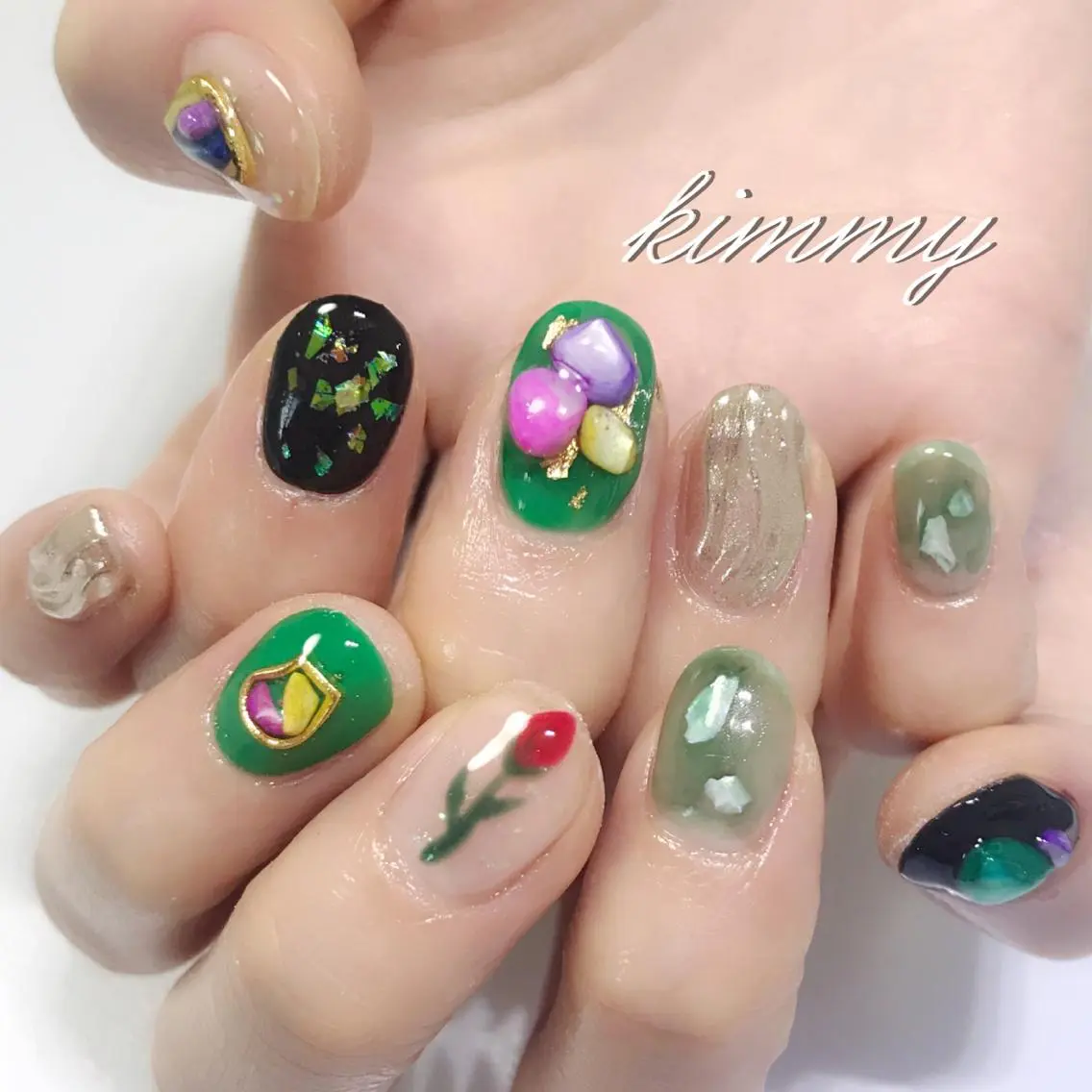 ネイル ハンドネイル kimmy nailsのネイルデザイン