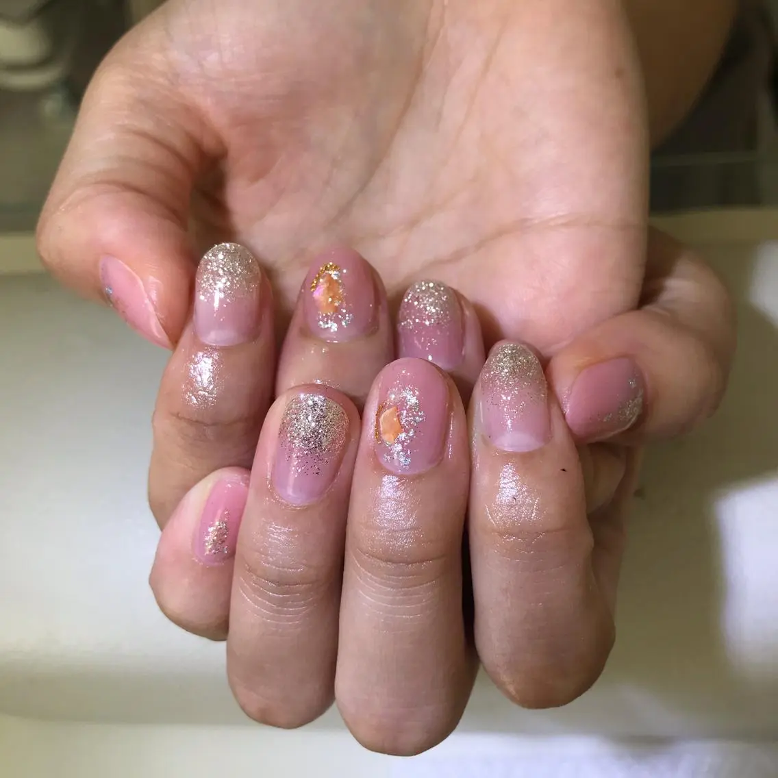 ネイル キラキラネイル nail salon MOANA Yuriのネイルデザイン