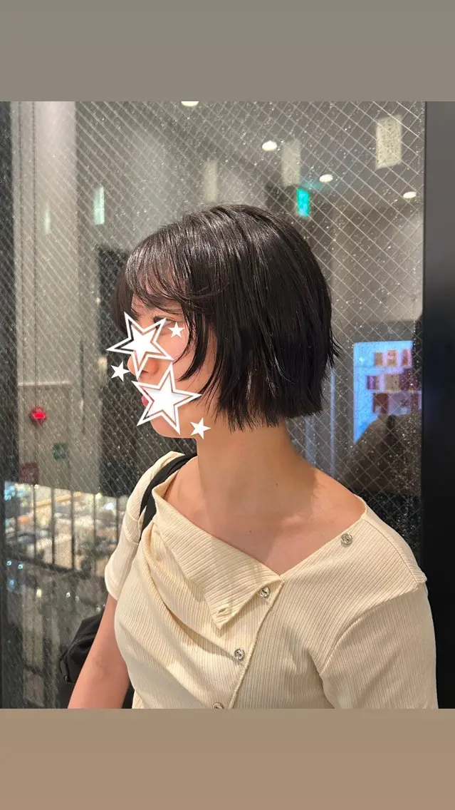 ショート 顔周りカット カット brace あべの/ Nicoのヘアスタイル