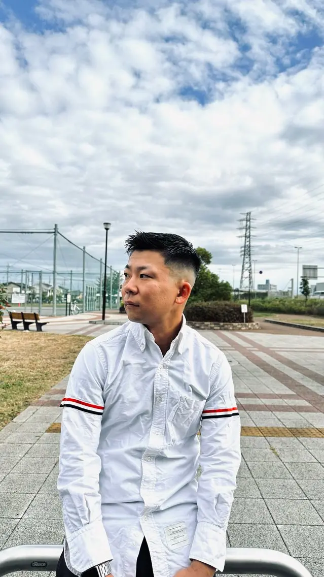 ショート メンズ フェードカット スキンフェード カット 💈メンズパーマ💈 ナカザワ リョウのヘアスタイル