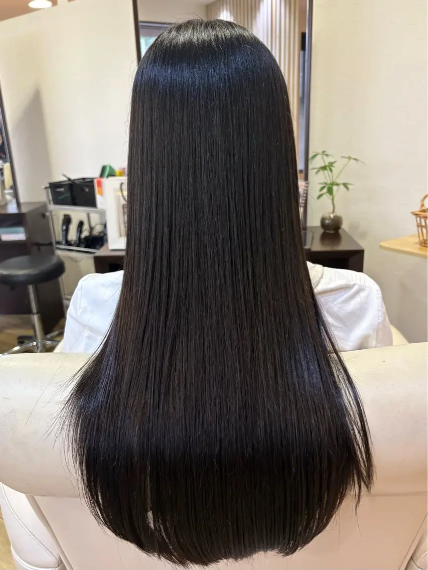 ロング カット ヘアカラー 透明感カラー 山田真生のヘアスタイル