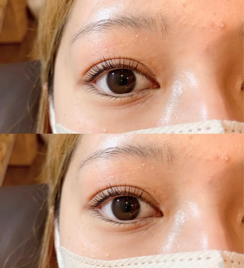 マツエク・マツパ パリジェンヌラッシュリフト elua eyelashのマツエク・マツパデザイン