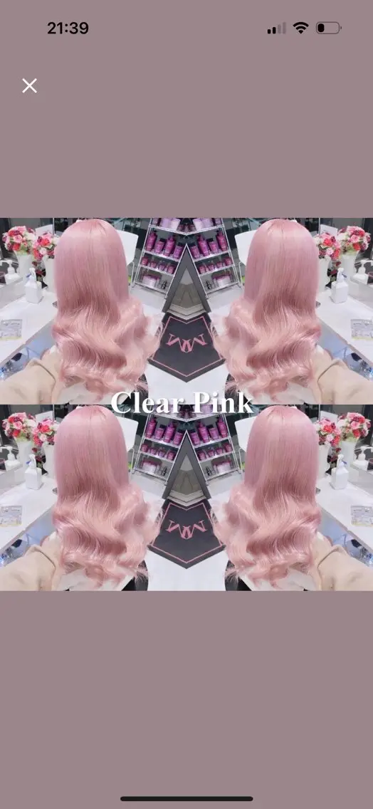 ロング カラー カット ヘアカラー トリートメント ハイトーン特化💍 chloe💍韓国のヘアスタイル