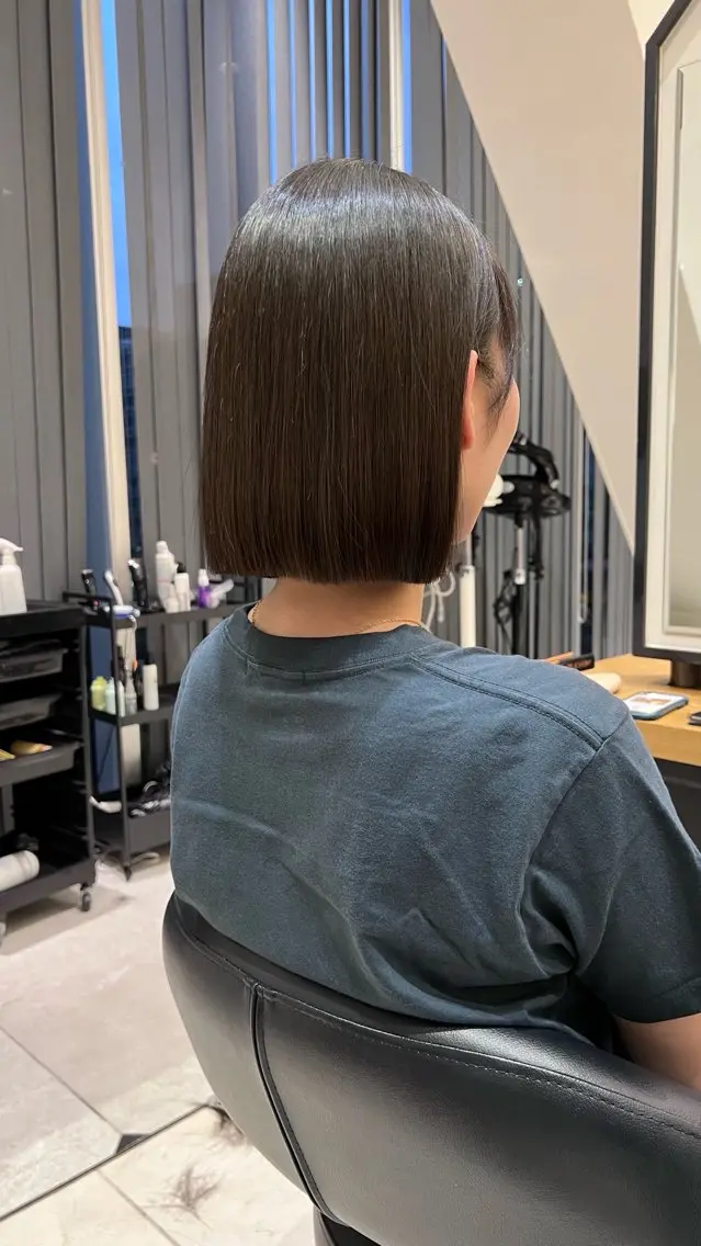 ミディアム 角本 ゆあんのヘアスタイル