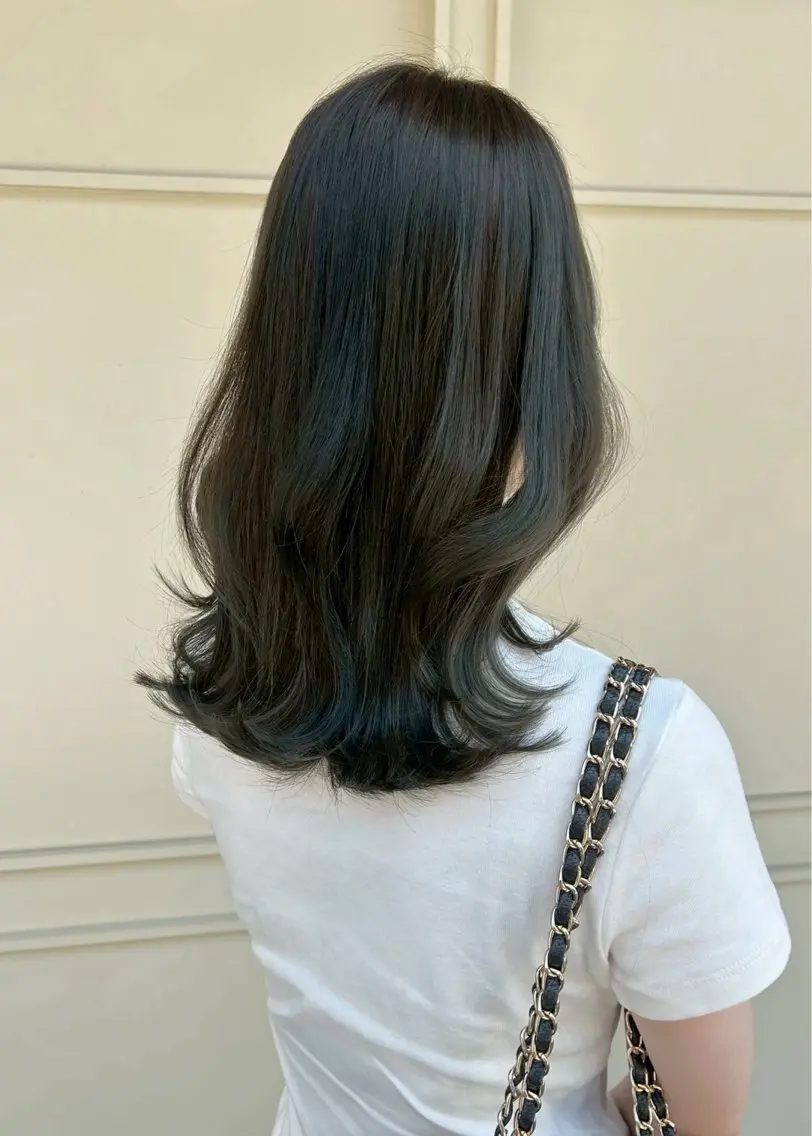 ミディアム カラー パーマ ヘアアレンジ サナ / elto四条烏丸のヘアスタイル