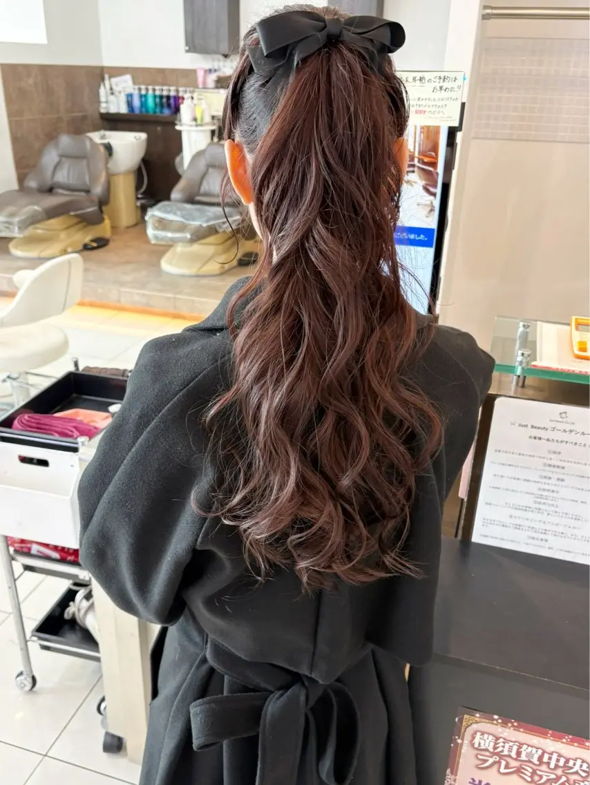 ロング ヘアアレンジ ヘアセット アレンジ&ショート 💙YUKINOのヘアスタイル