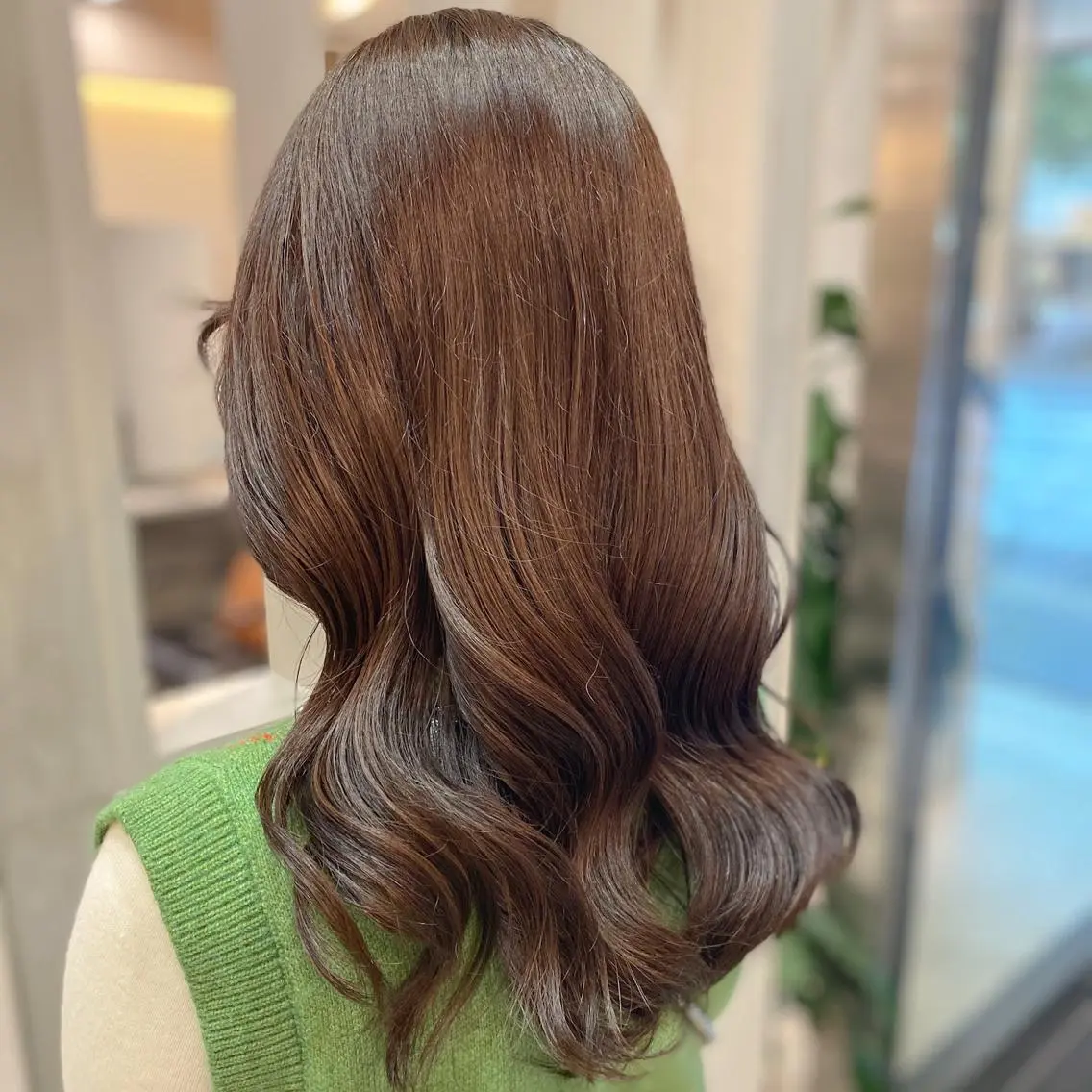 ロング カラー グレージュ イルミナカラー ラベンダーカラー ラベンダーグレージュ ラベンダーグレー カット ヘアカラー トリートメント ヘッドスパ 木原良 (キハラ リョウ)のヘアスタイル