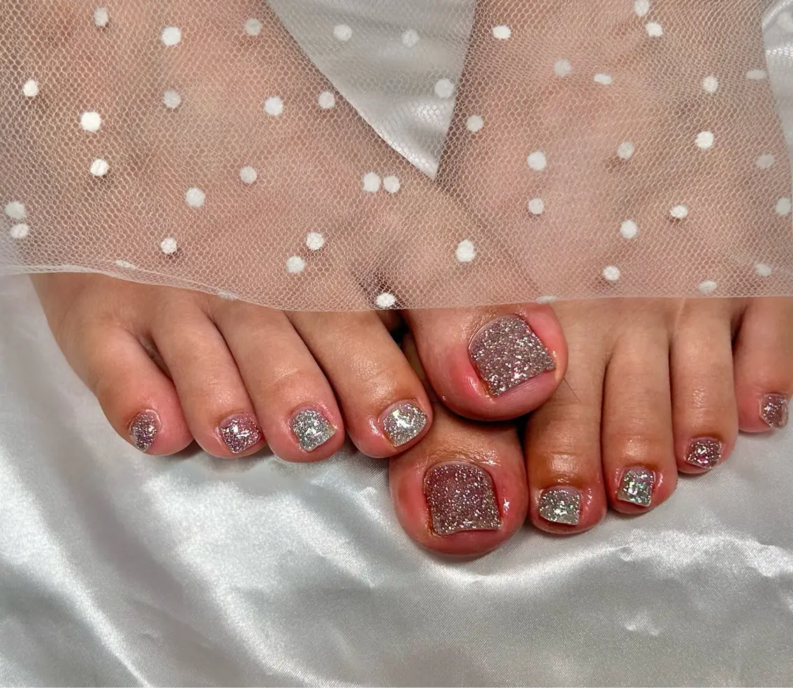 ネイル フラッシュネイル ラメ(グリッター) Bell Nailのネイルデザイン