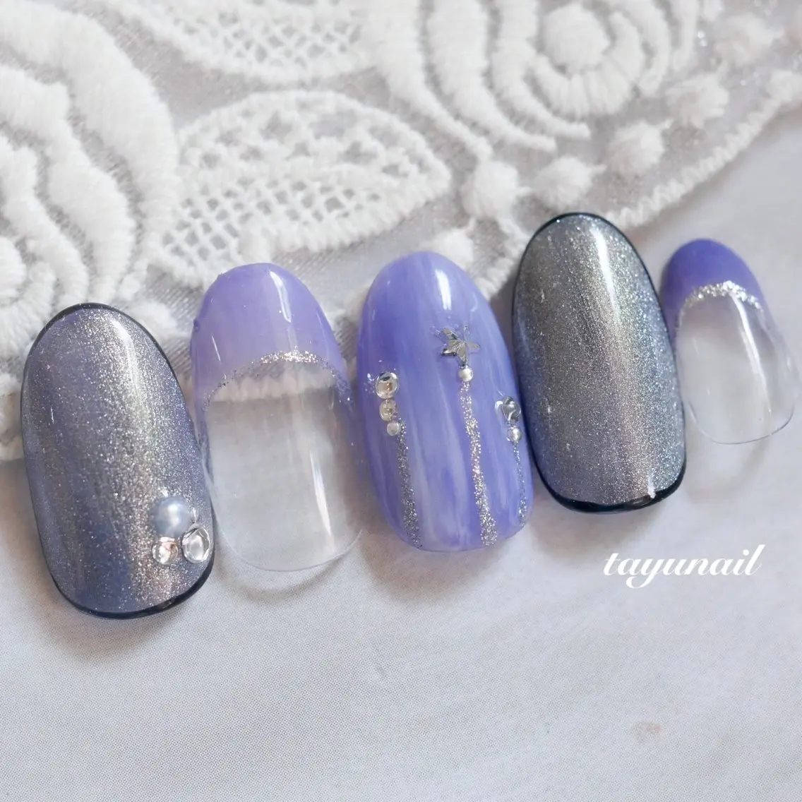 ネイル アートネイル ジェルネイル パラジェル ハンドネイル ネイルサロン 【たゆnail】のネイルデザイン