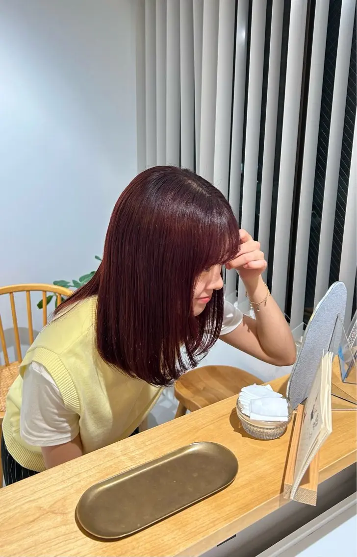 暖色カラー🍓🐰の写真