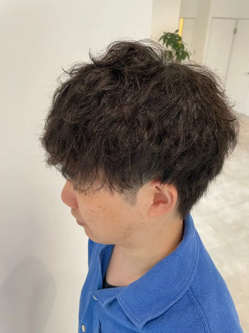 パーマ メンズ カット moi Blanc/ Aoyagiのヘアスタイル