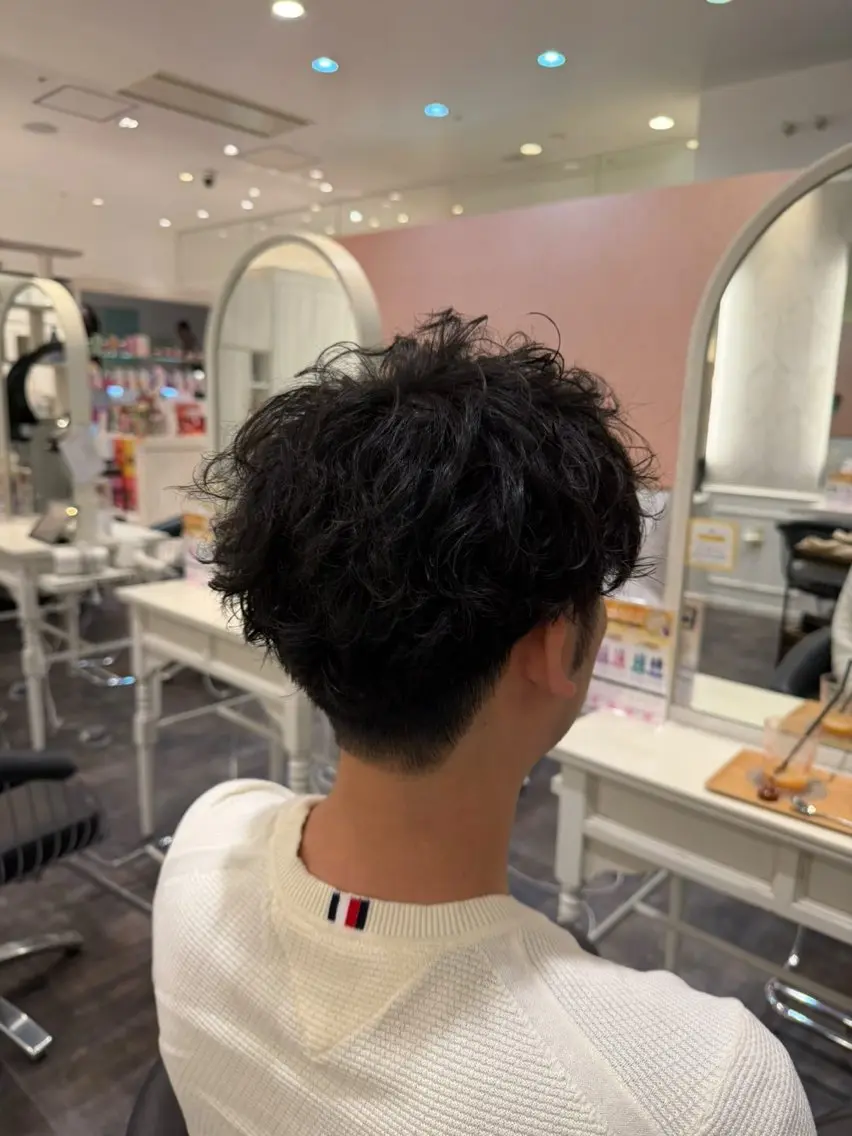パーマ メンズ カットモデル 募集中✨武田夏帆のヘアスタイル