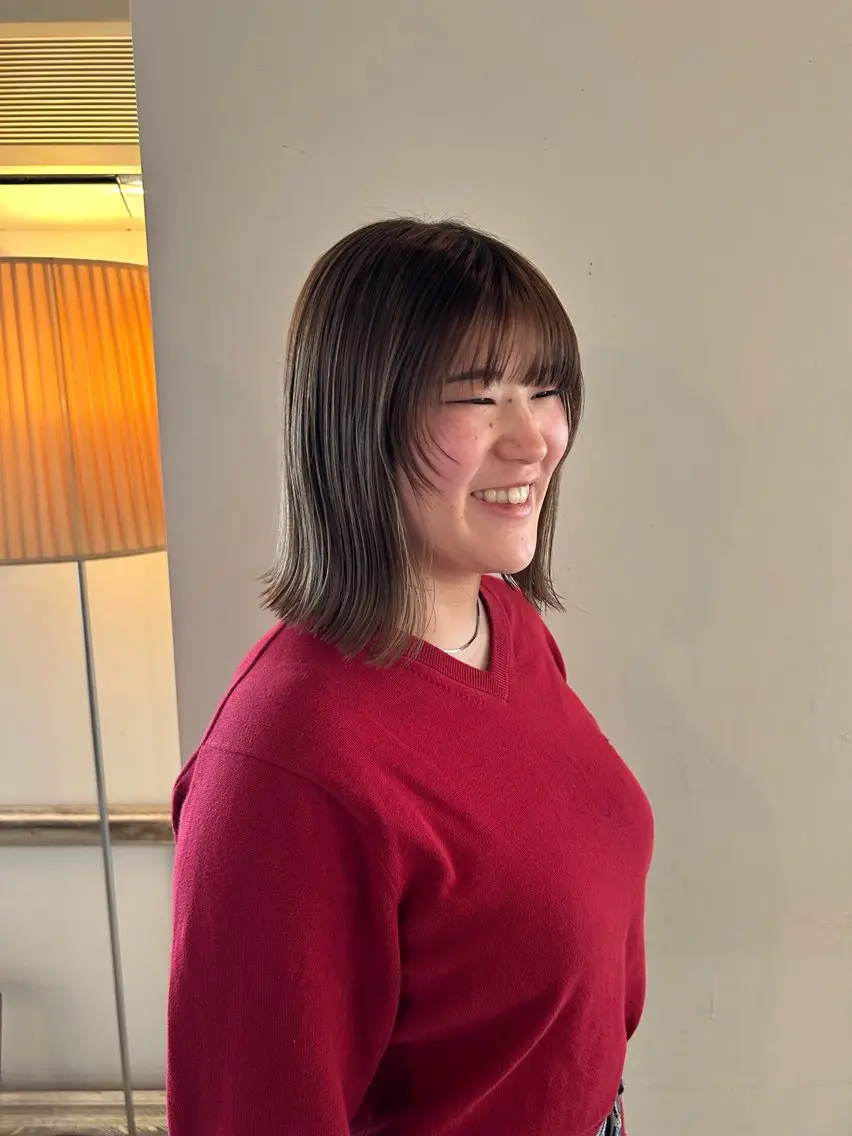 ミディアム ORe'S HAIR BE　GLaDまなみのヘアスタイル