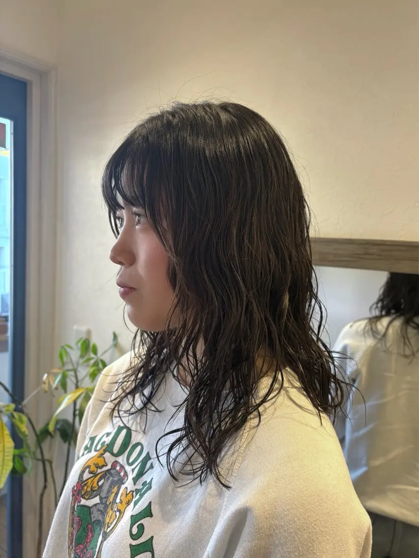【🪷平日限定🌷】カットパーマモデル(ショート)の写真