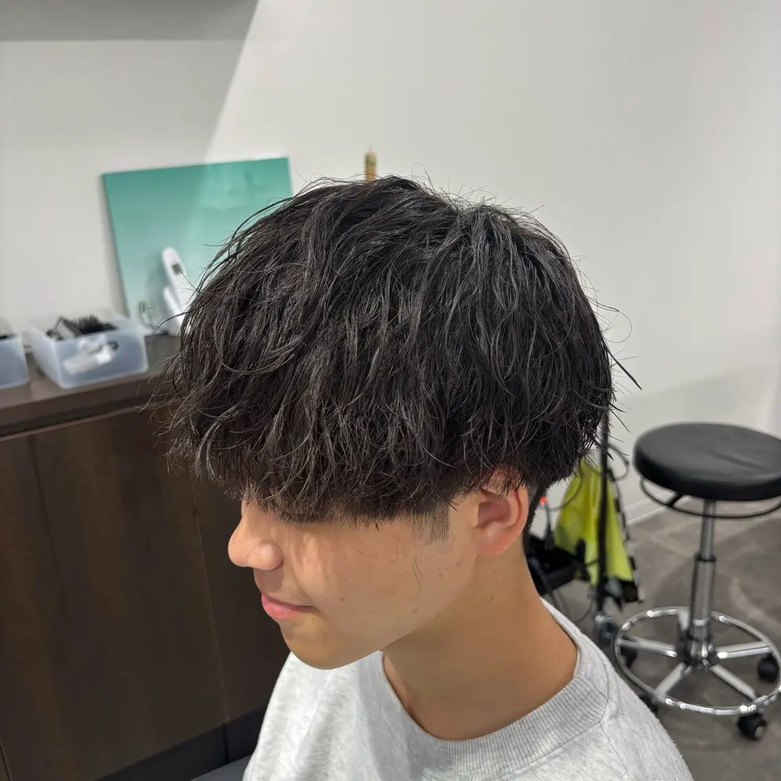メンズ カット パーマ 🪽直毛男子の救世主 🪽フェザーパーマのヘアスタイル