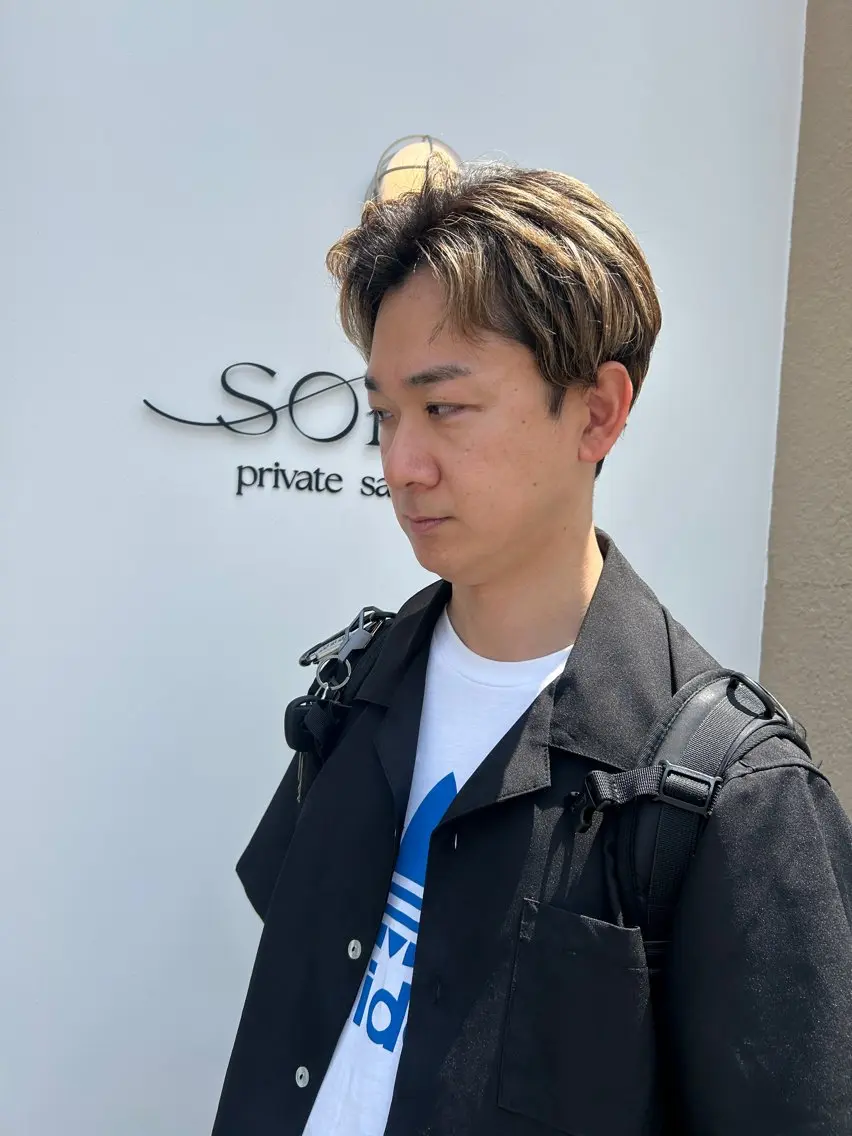 ショート メンズ トリートメント 久木原 ゆりのヘアスタイル