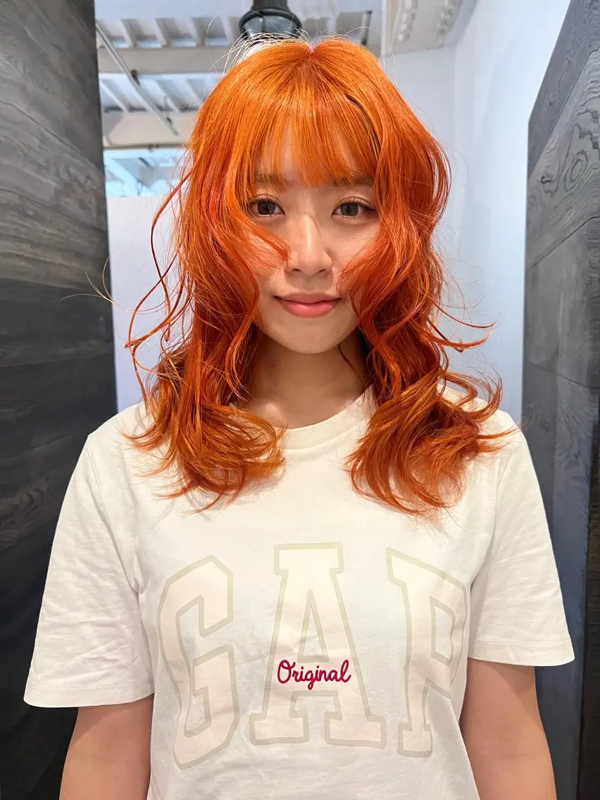 ミディアム ヘアカラー Iris./ kawai nanaのヘアスタイル