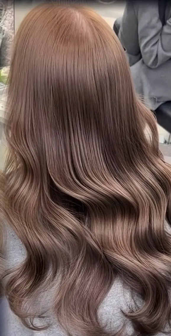 カラー ブラウンカラー マロンブラウン 🎀透明感🎀／モテ 🤎ྀི／若葉のヘアスタイル
