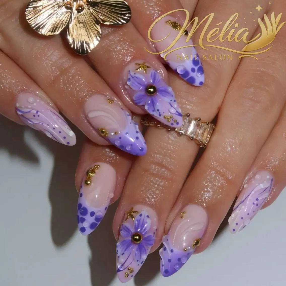 ネイル グラデーション 韓国ネイル ロングネイル 持ち込み シンプルネイル Melia Nail Nambaのネイルデザイン