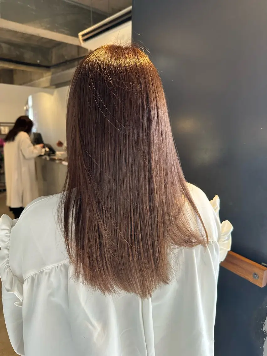 カット＋髪質改善カラー＋Aujua 2step treatmentの写真