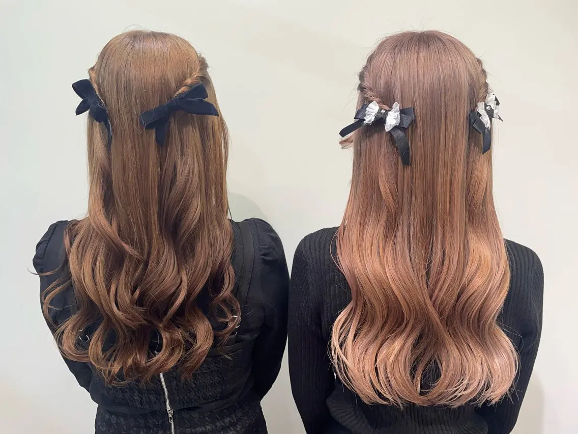 ロング ヘアアレンジ ヘアセット 新宿三丁目アイドル ヘアメイクたでぬまのヘアスタイル