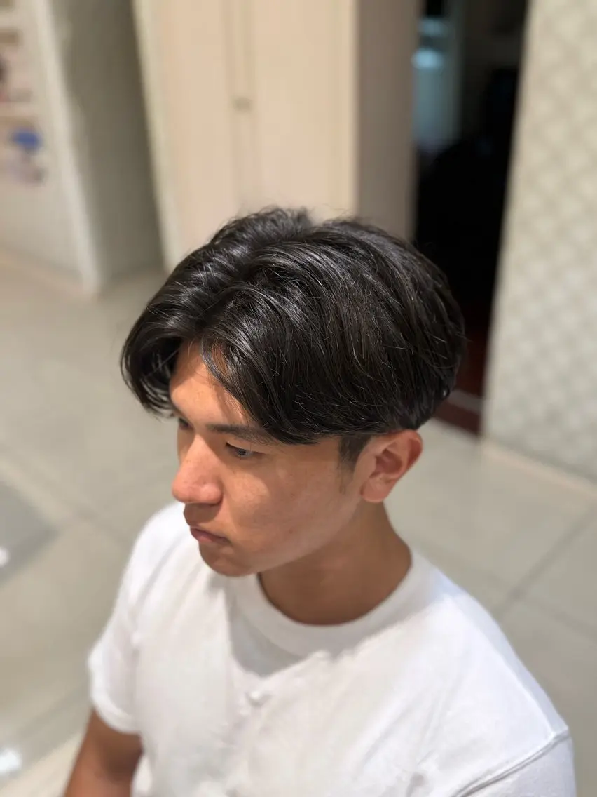 メンズ 🩰Ruka|透明感 カラー|メンズカットのヘアスタイル