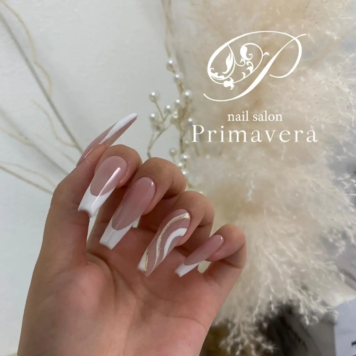 ネイル ハンドネイル Primavera 新横浜🤍美フォルムのネイルデザイン