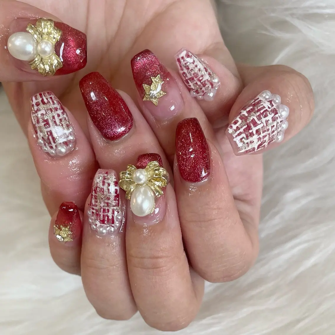 ネイル クリスマス Nail Salon Gummi.のネイルデザイン