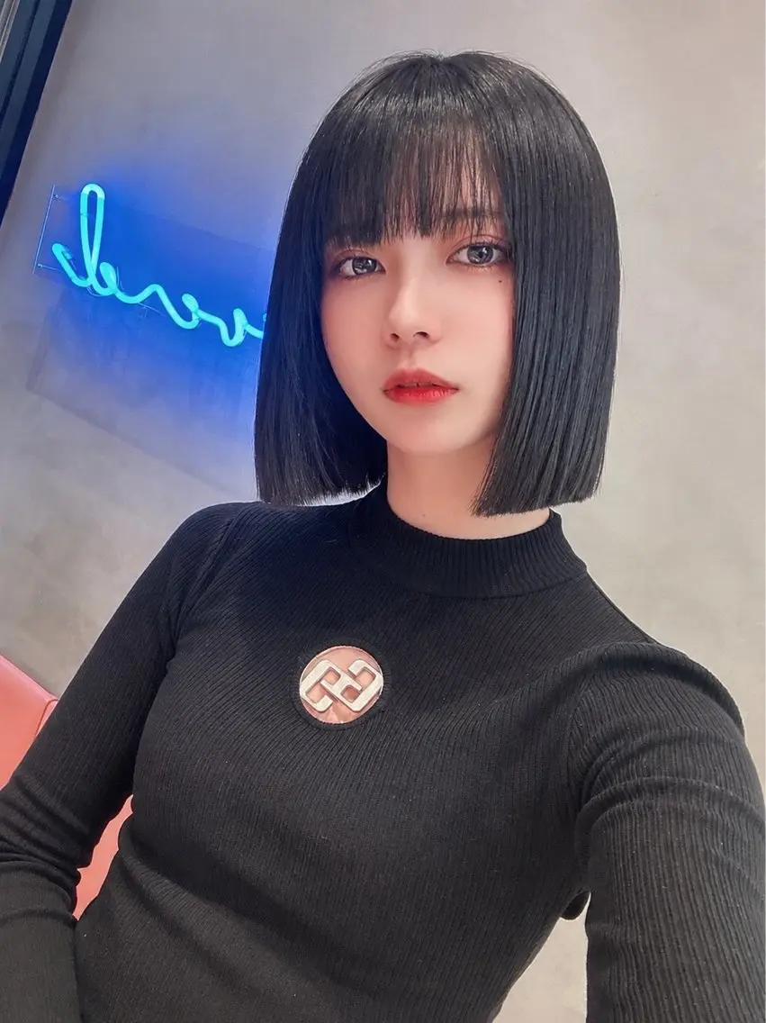 ショート カット ヘアカラー 縮毛矯正 トリートメント 🦋韓国風レイヤー/ 艶髪矯正🦋凛太郎のヘアスタイル